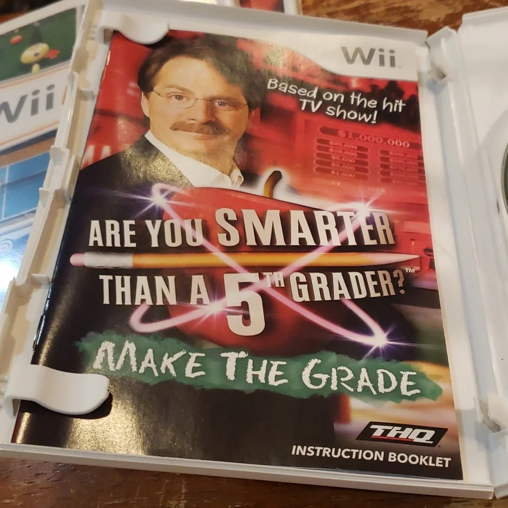 ❤ NINTENDO WII ARE YOU SMARTER THAN A 5TH GRADER VIDEO‎ GAME 2007